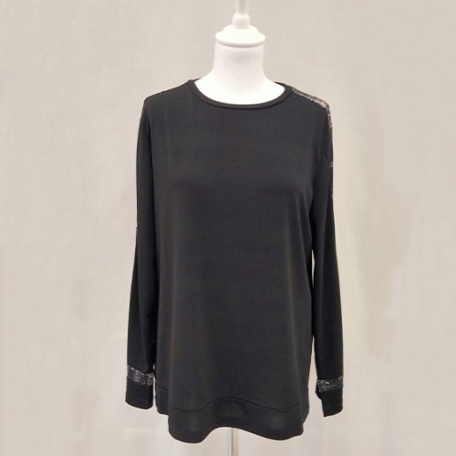 Blusa Clarin Shavien 128641 nero/grigia