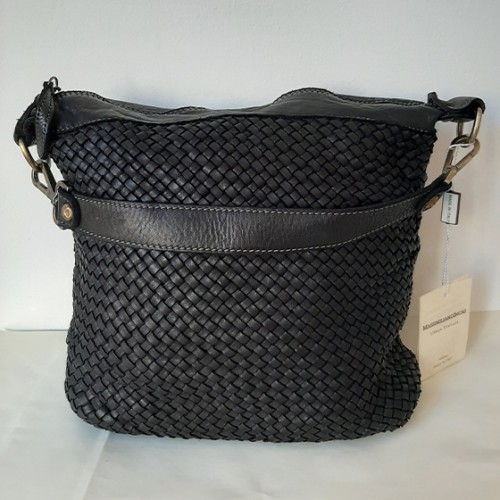 Borsa in pelle SMV014 Nera